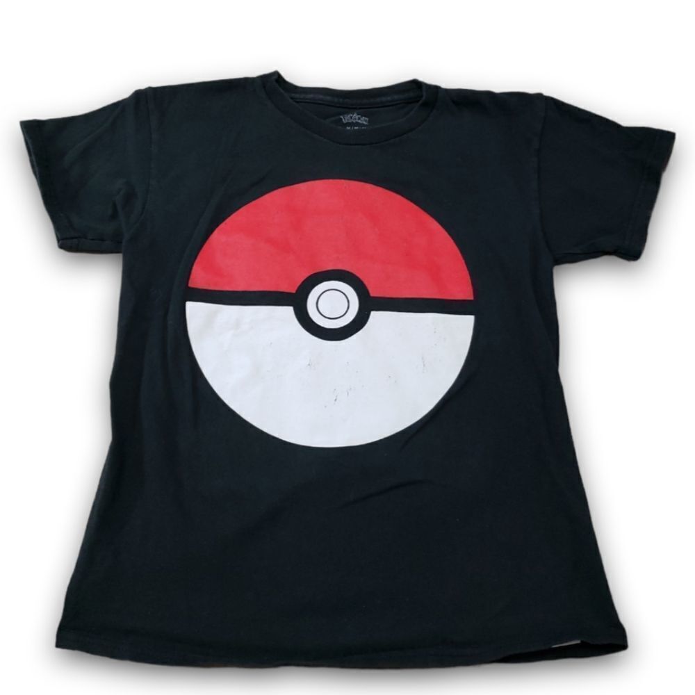 Pokemon Shirt Size Medium Toddler Kids Poké Ball Graphic Tee Graphic Print Shirt